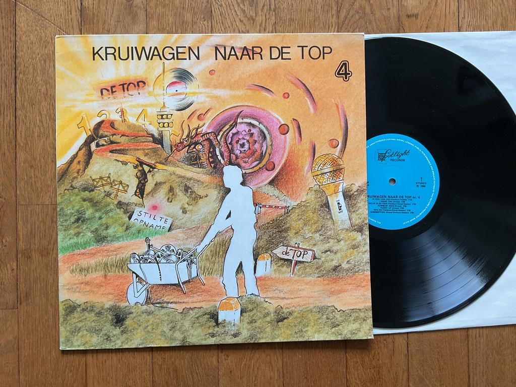 KRUIWAGEN NAAR DE TOP 4, Ophalen of Verzenden, Gebruikt, 12 inch, Levenslied of Smartlap