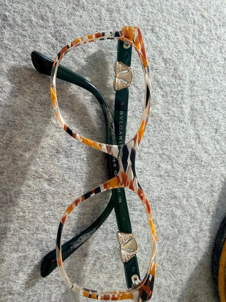 Stijlvol Bvlgari brilmontuur, Overige merken, Gebruikt, Overige kleuren, Ophalen of Verzenden