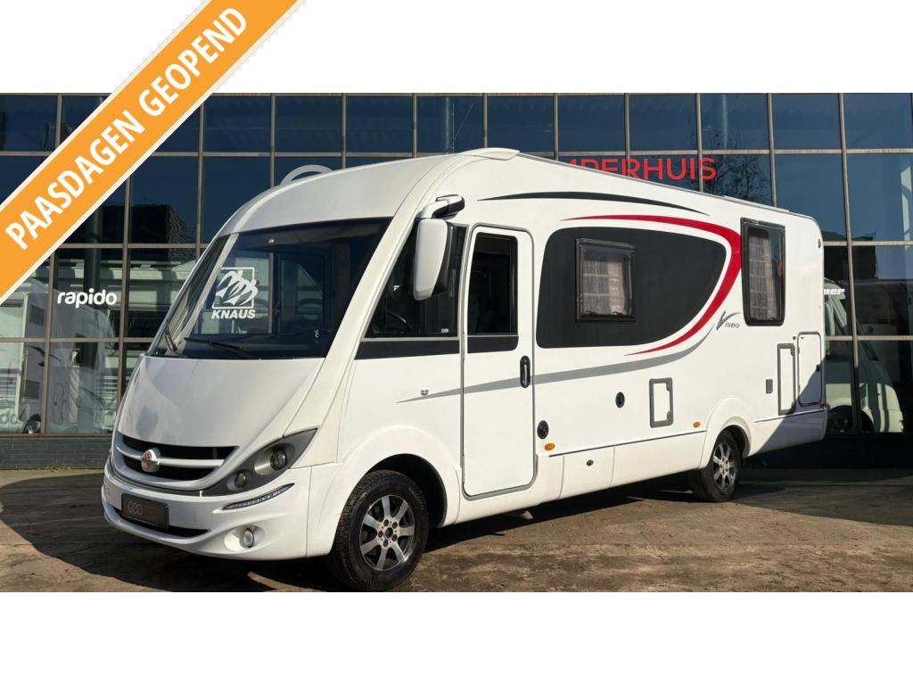 Bürstner Viseo I 720 Queensbed+Hefbed,150PK, Integraal, Ringverwarming, Fiat, Afzuigkap