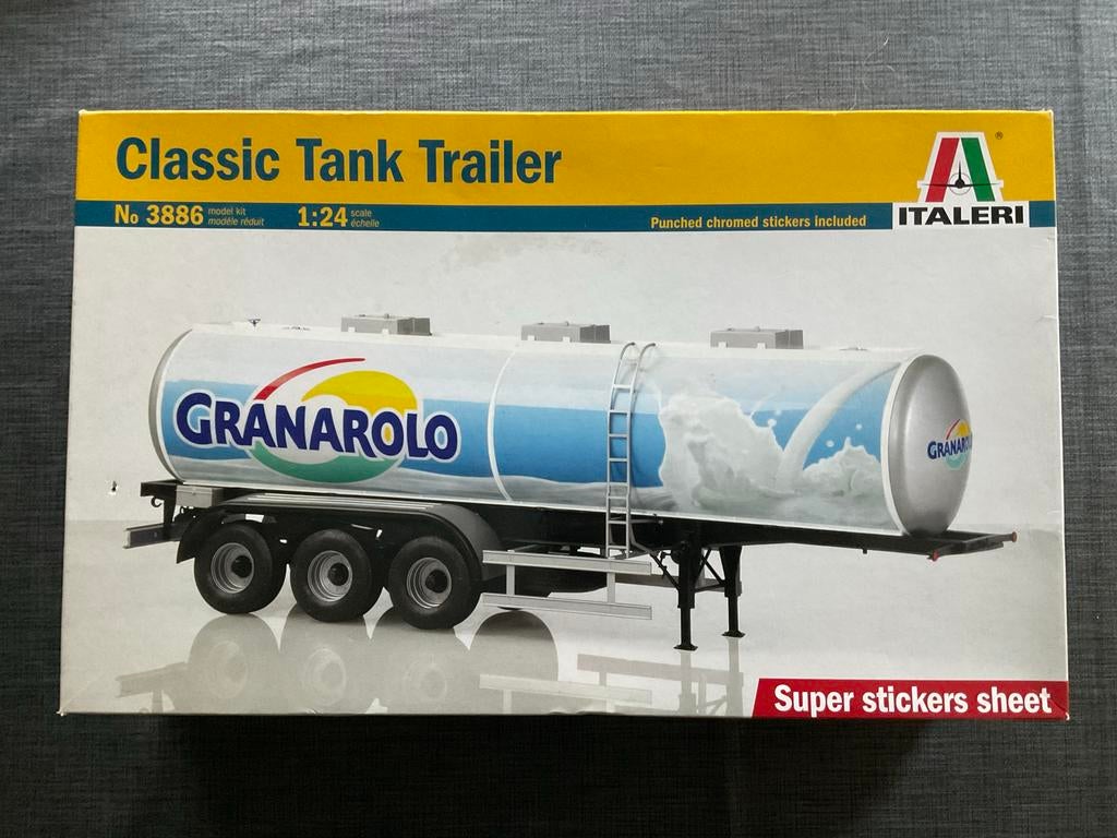Italeri Classic Tank Trailer 1:24 - Modelbouw, Hobby en Vrije tijd, Modelbouw | Auto's en Voertuigen, Ophalen, Italeri, Groter dan 1:32