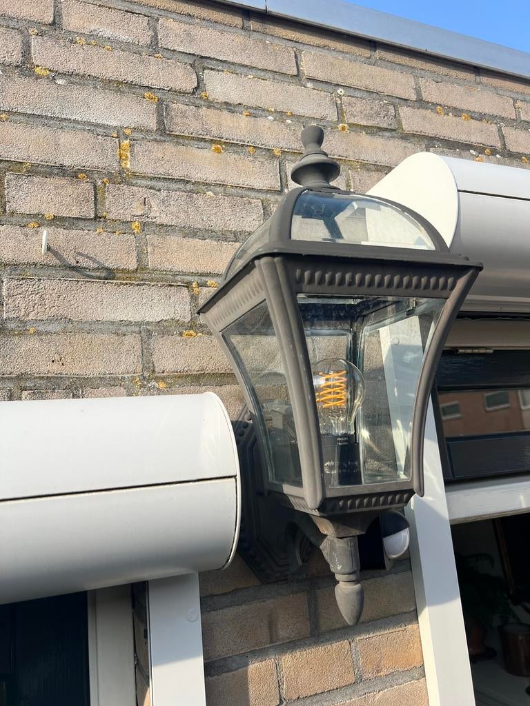 Klassieke buitenlamp, Ophalen, Wandlamp, Aluminium, 50 tot 250 watt