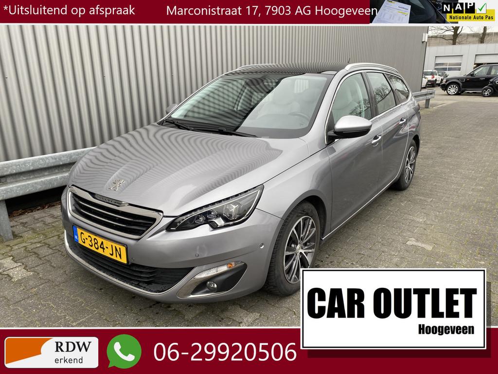 Peugeot 308 SW 1.2 PureTech Allure Leer, Pano, Navi, CC, PDC, Gebruikt, Euro 6, 1199 cc, 1165 kg