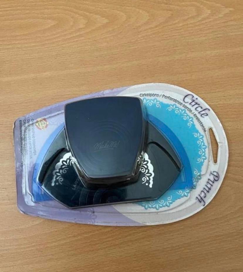 Nieuwe cirkel punch voor papierprojecten, Hobby en Vrije tijd, Ophalen of Verzenden, Nieuw, Overige thema's, Pons of Mal