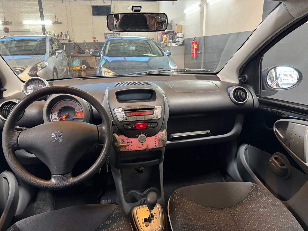 Peugeot 107 1.0-12V XS AIRCO|APK|NAP|RADIO|, Stof, Gebruikt, Zwart, 4 stoelen