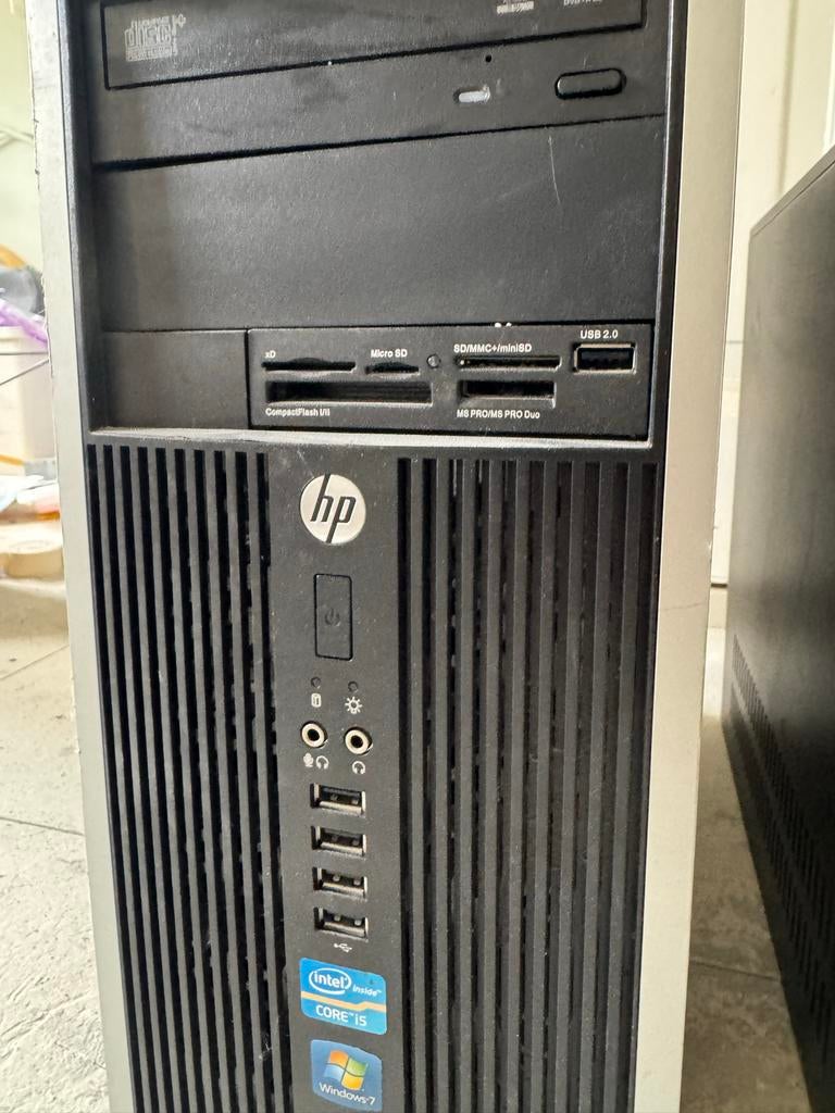 3 computers HP compaq 6200 pro, fujitsu en dual core, Computers en Software, Desktop Pc's, Ophalen, Gebruikt, 8 GB, SSD