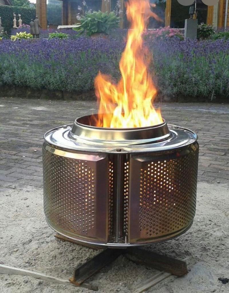RVS VUURKORF RONDMODEL, Tuin en Terras, Ophalen of Verzenden, Zo goed als nieuw