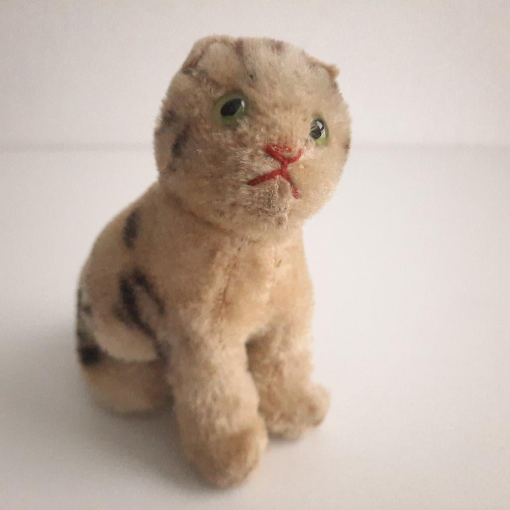 Vintage Steiff Katje - Zeldzaam Verzamelaarsitem, Ophalen of Verzenden