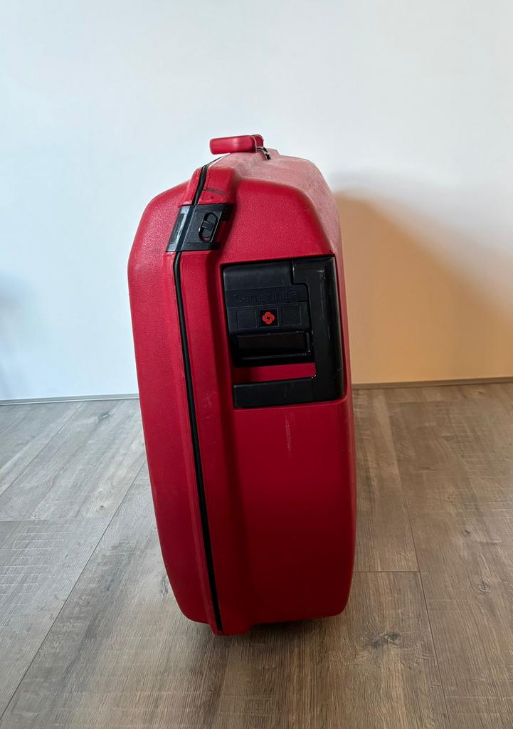 Samsonite koffer, Gebruikt, Hard kunststof, 70 cm of meer, Wieltjes