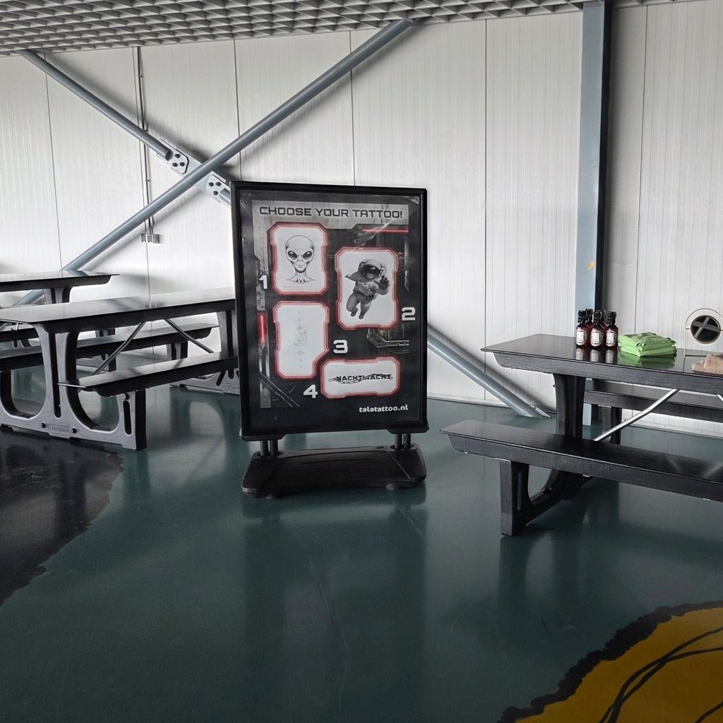 Stoepbord A0 gratis ophalen, Ophalen