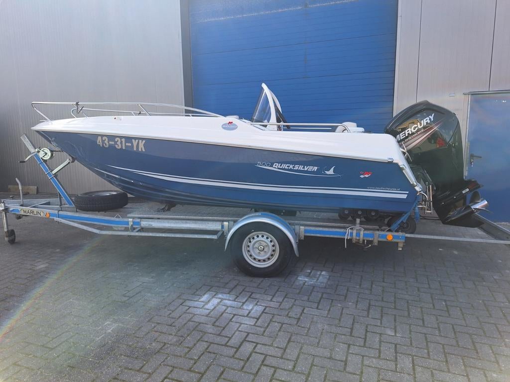 Quicksilver 500(nieuwstaat), Aluminium, Ophalen of Verzenden, Zo goed als nieuw, Minder dan 70 pk