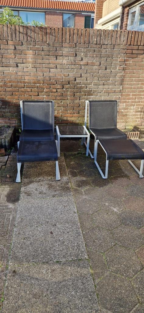 Mooie 5 delige mini loungeset happy cocooning, Ophalen, Aluminium