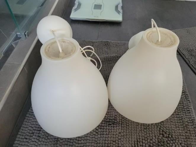 2 ikea lampen, Ophalen of Verzenden, Zo goed als nieuw, Kunststof, Minder dan 50 cm