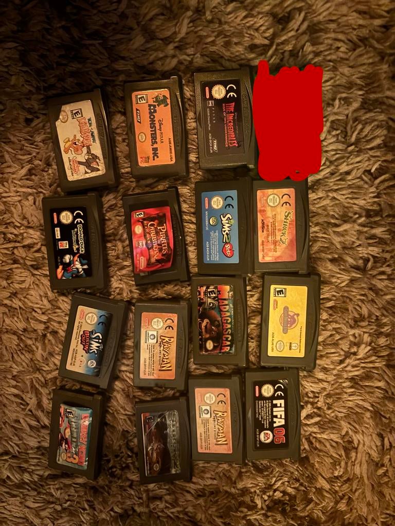 Partij gba games, Spelcomputers en Games, Avontuur en Actie, 1 speler, Ophalen of Verzenden, Zo goed als nieuw