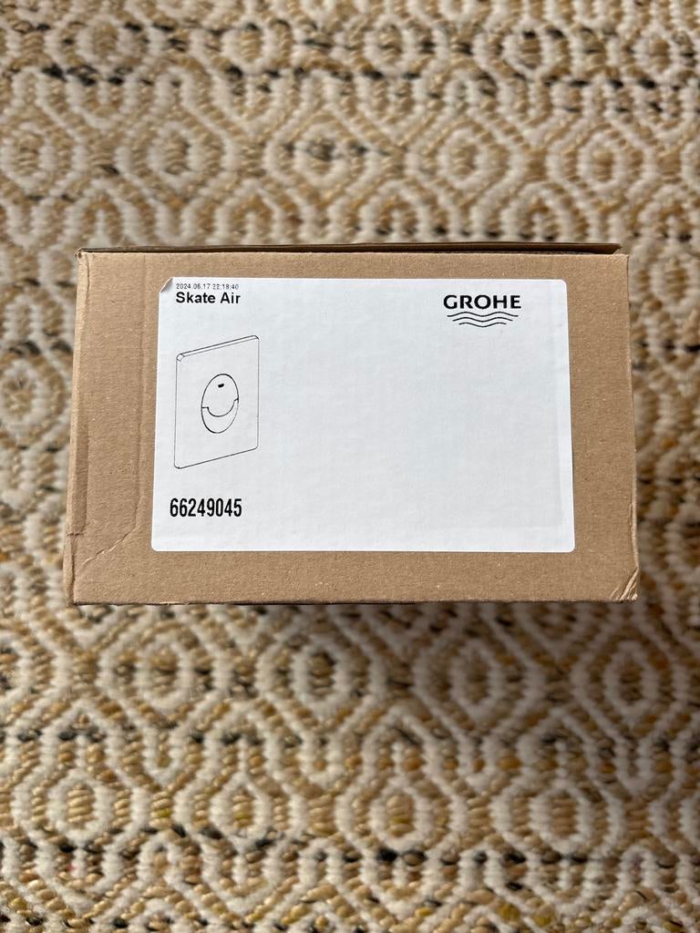 Grohe Skate Air Drukknop voor Toilet - Chroom, Doe-het-zelf en Verbouw, Sanitair, Ophalen of Verzenden, Nieuw, Chroom, Toilet