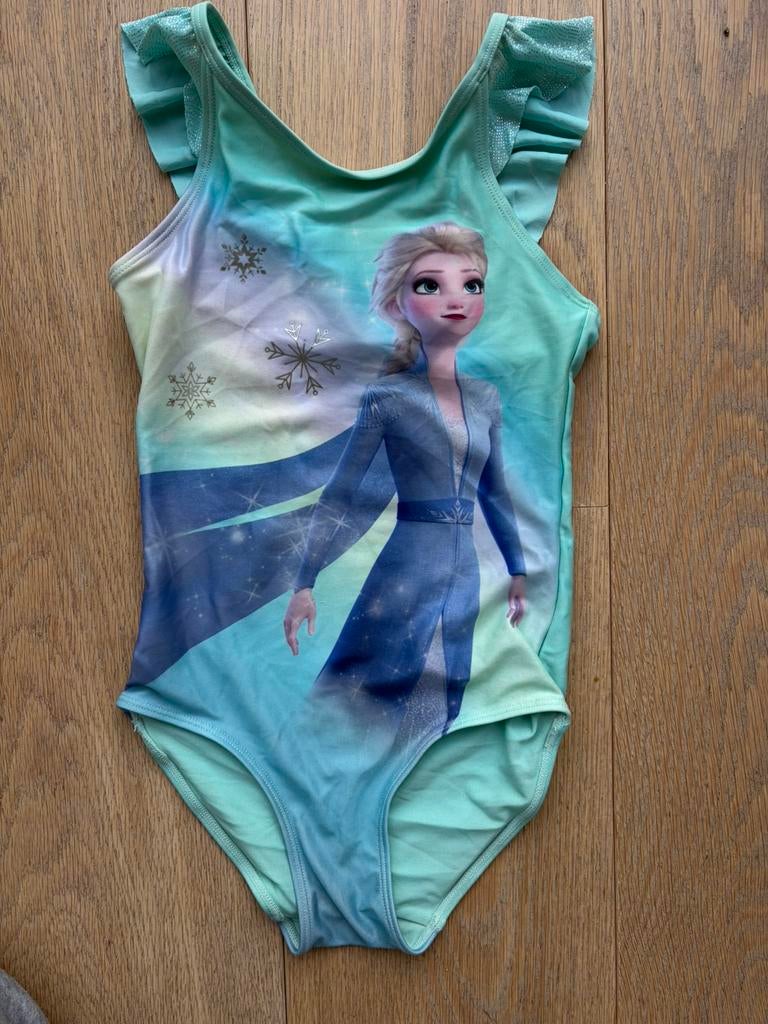 Badbak Frozen H&M mt 122/128 netjes, Ophalen of Verzenden, Gebruikt, Meisje, Sport- of Zwemkleding
