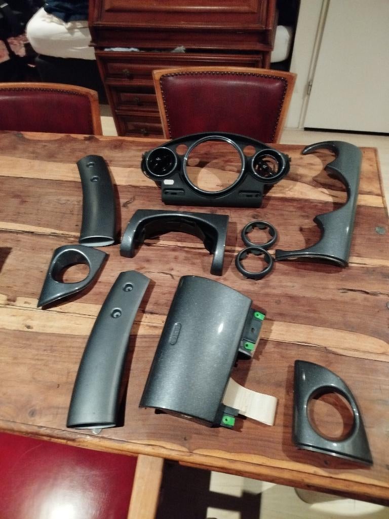 Set antraciet deurpanelen+dashboard mini one/cooper/cooper s, Ophalen of Verzenden, Mini