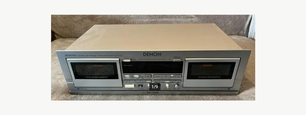 Denon DN-740 R Dubbel Cassette Deck., Ophalen, Dubbel, Denon, Tiptoetsen