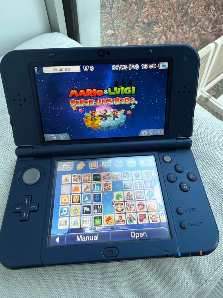 New nintendo 3ds XL topstaat+  IPS screen, Ophalen of Verzenden, Zo goed als nieuw, 3DS