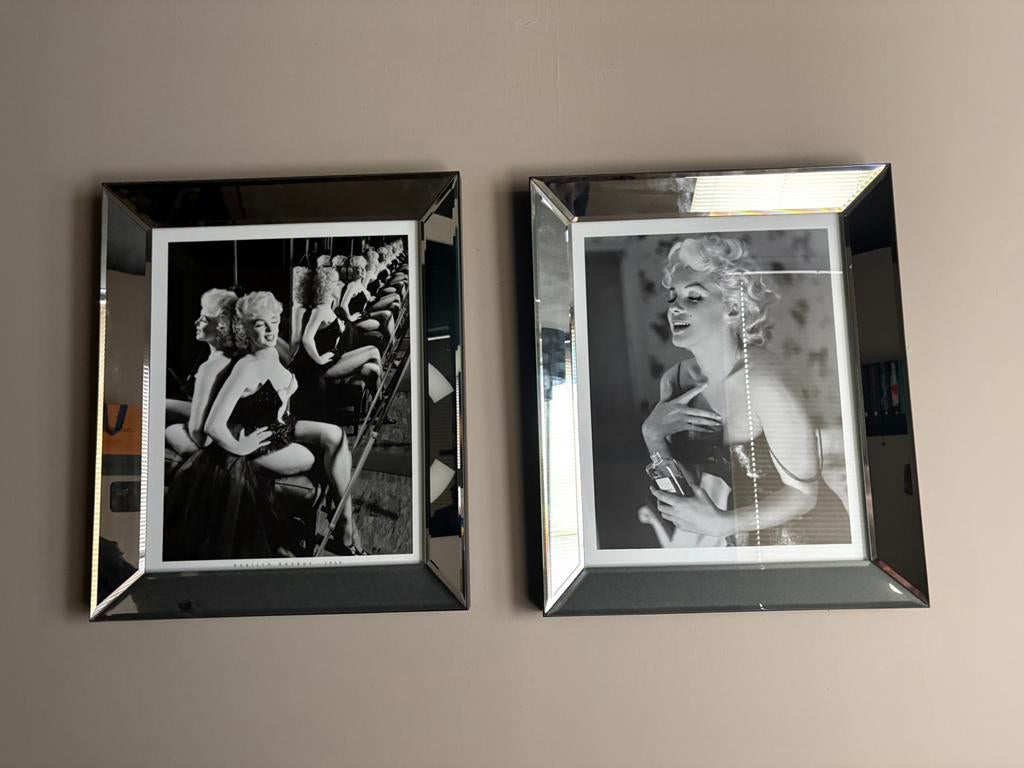 Spiegel fotolijsten, Ophalen, Zo goed als nieuw, Schilderij, Minder dan 50 cm