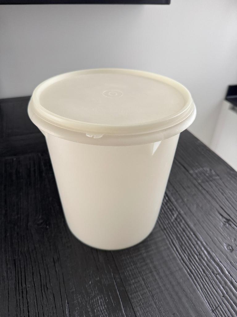 Tupperware wasemmer met deksel, Huis en Inrichting, Keuken | Tupperware, Ophalen of Verzenden, Gebruikt, Crème, Overige typen