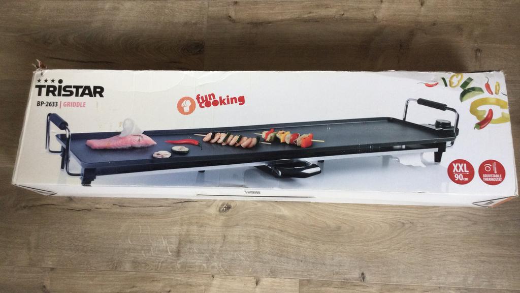 Tristar Bakplaat XXL BP 2633, Ophalen, Nieuw, Tafelgrill