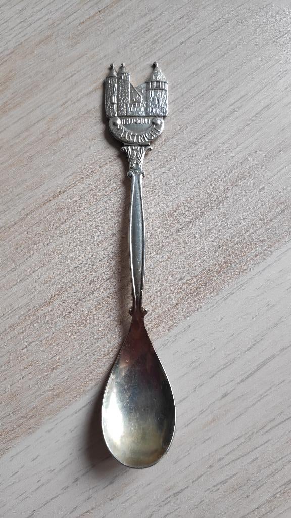 1 theelepel Helpoort Maastricht, Gebruikt, Verzilverd, Ophalen of Verzenden, Metaal