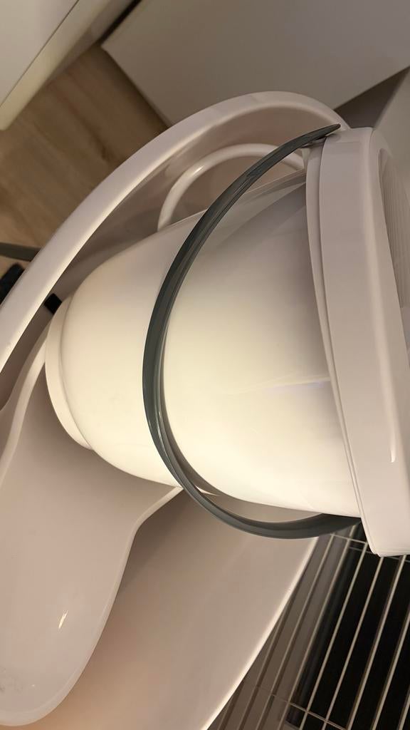 Baby badje met standaard en Tummy Tub, Ophalen of Verzenden, Zo goed als nieuw, Badje, Standaard