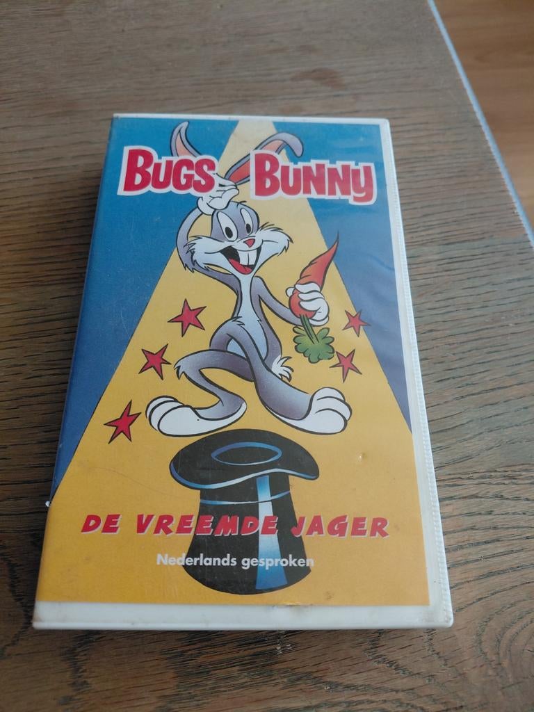 Bugs Bunny de vreemde jager videoband. Looney Tunes., Alle leeftijden, Ophalen of Verzenden, Gebruikt, Tekenfilms en Animatie