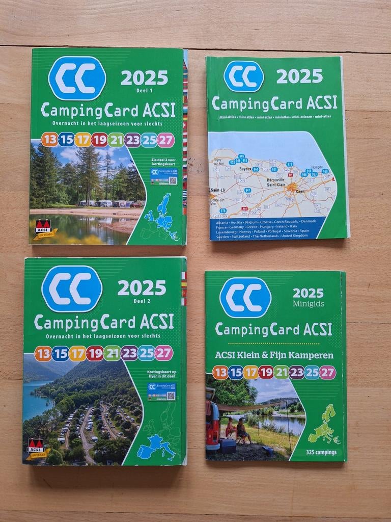 Acsi Camping Card gidsen 2025, Ophalen of Verzenden, Europa, Overige merken