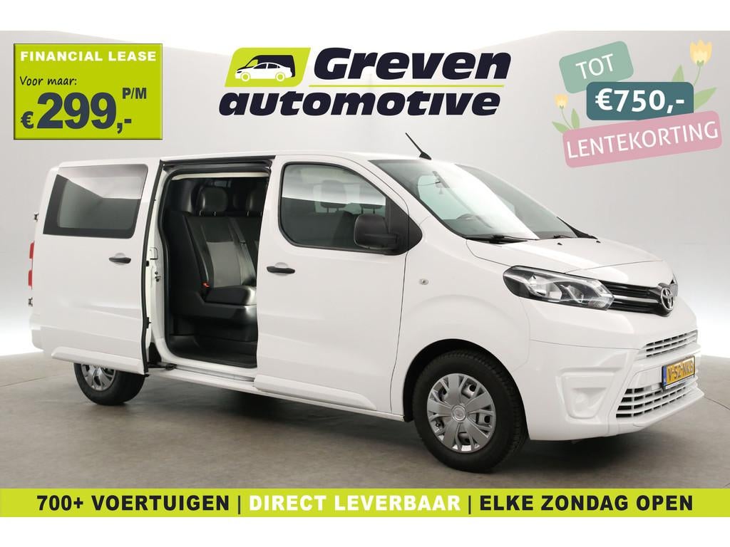 Toyota ProAce Worker 2.0 D-4D L3H1 | DC | 6 Zits | Trekhaak, Auto's, Bestelauto's, Voorwielaandrijving, Gebruikt, 4 cilinders
