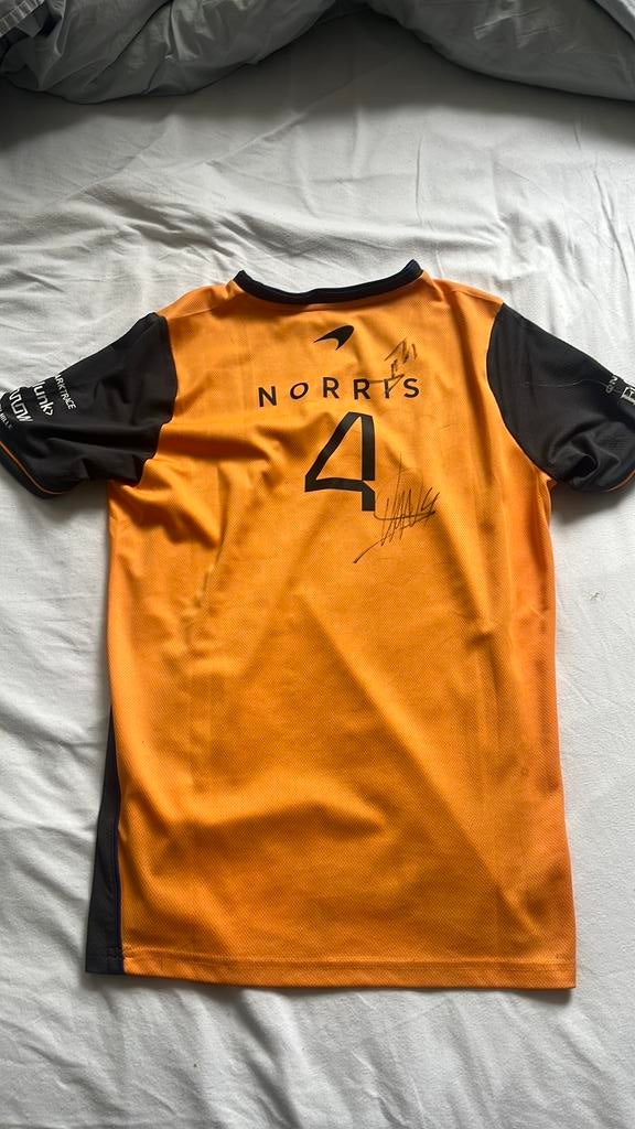(SNEL WEG!) Gesigneerd Lando norris shirt 2022 Maat S, Ophalen of Verzenden, Zo goed als nieuw, Formule 1