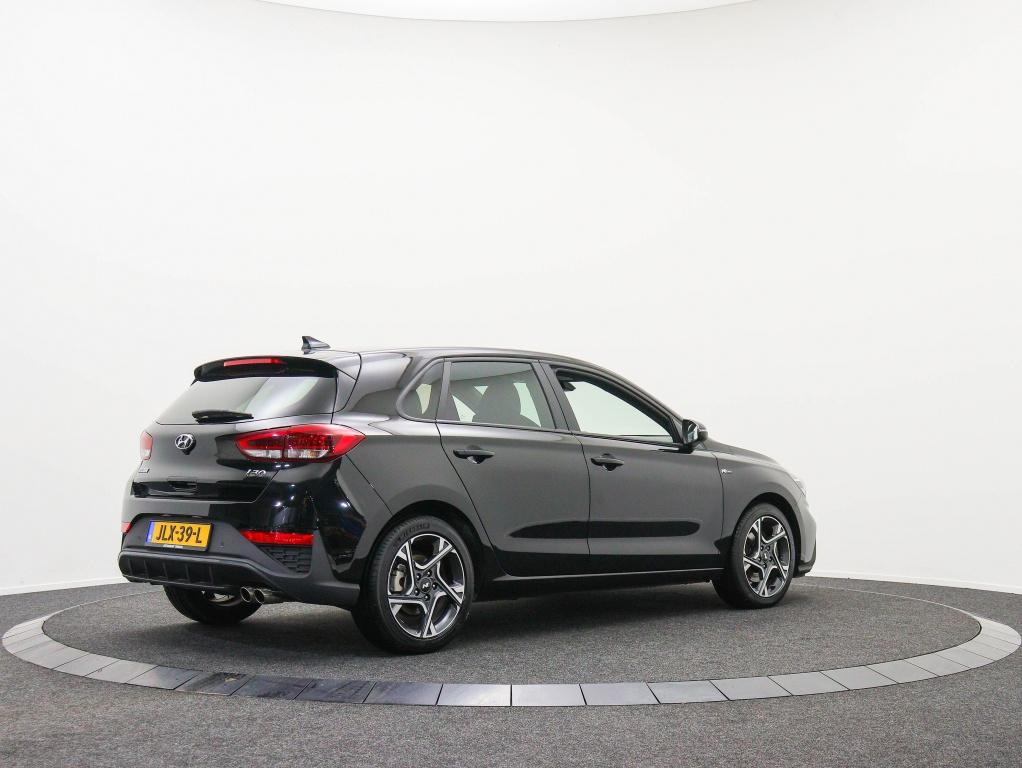 Hyundai i30 1.0 T-GDi MHEV N Line | Private lease 459 p.m., Keurmerk '100% Onderhouden', Stof, Gebruikt, Zwart