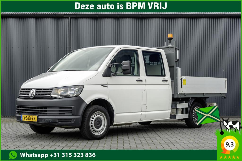 Volkswagen Transporter 2.0TDI | L2H1 | Kipper | 6-Zits | Air, Voorwielaandrijving, 15 km/l, Gebruikt, 4 cilinders