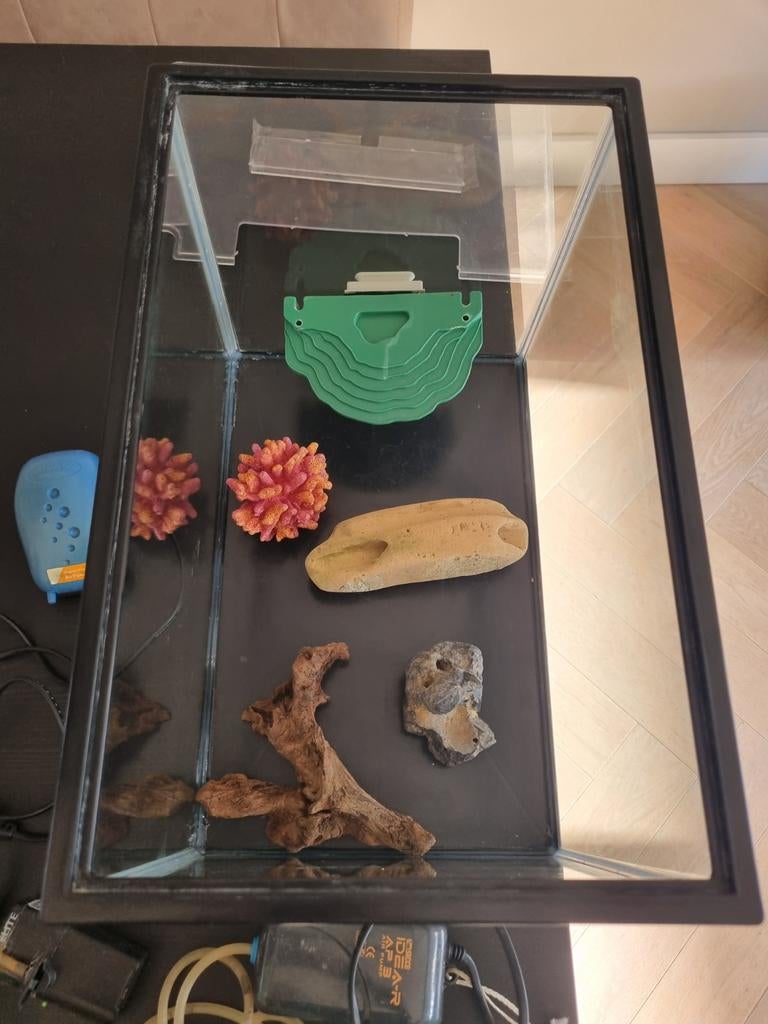 Aquarium + toebehoren, Ophalen of Verzenden, Gebruikt