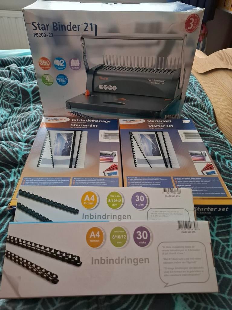 Inbindmachine met veel extra's - direct aan de slag!, Diversen, Ophalen of Verzenden, Gebruikt