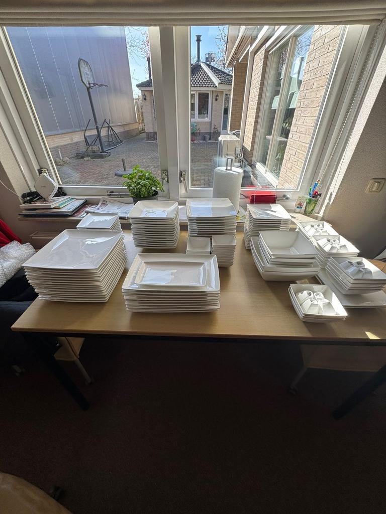 Complete 165-delige serviesset – borden, kommen, schalen, Huis en Inrichting, Keuken | Servies, Ophalen of Verzenden