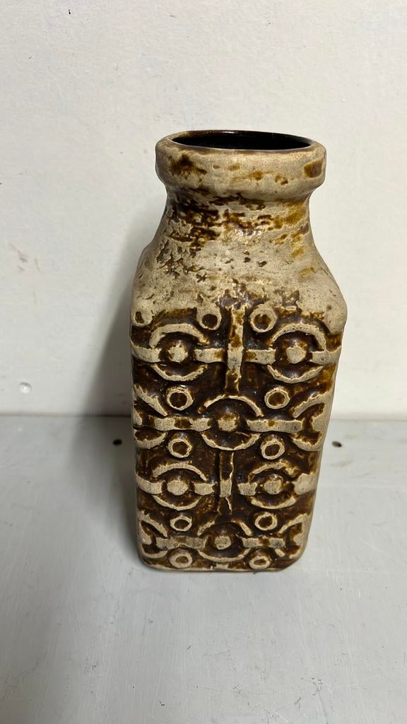 West Duitse Fat Lava vaas gemaakt door Bay keramik W. German, Ophalen of Verzenden