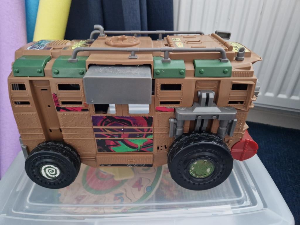TMNT Secret Sewer Lair Playset & Turtle Van, Ophalen, Gebruikt, Jongen of Meisje