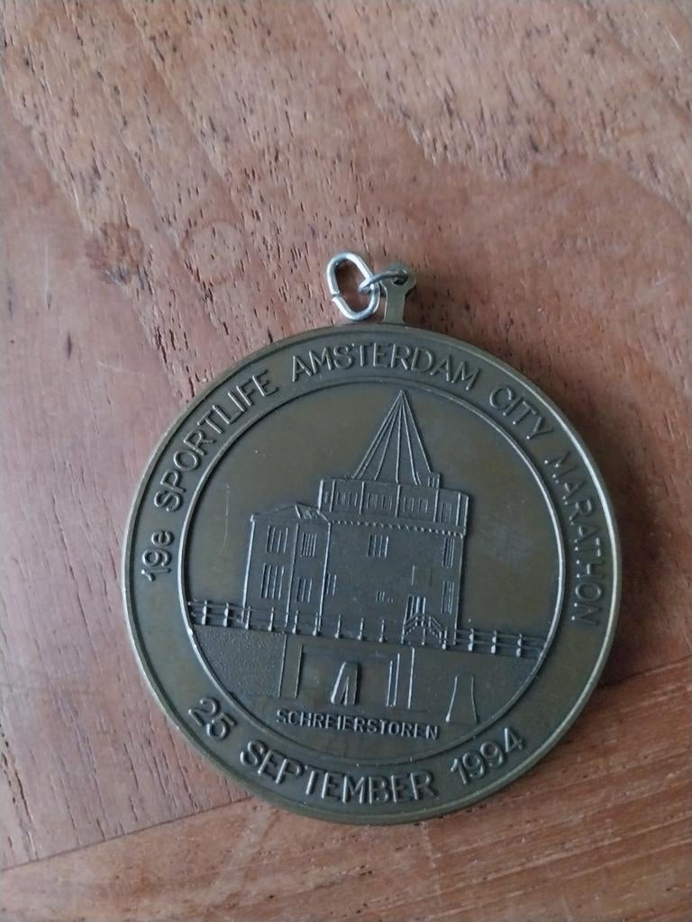 Sportlife Amsterdam City Marathon Medaille 1994, Ophalen of Verzenden