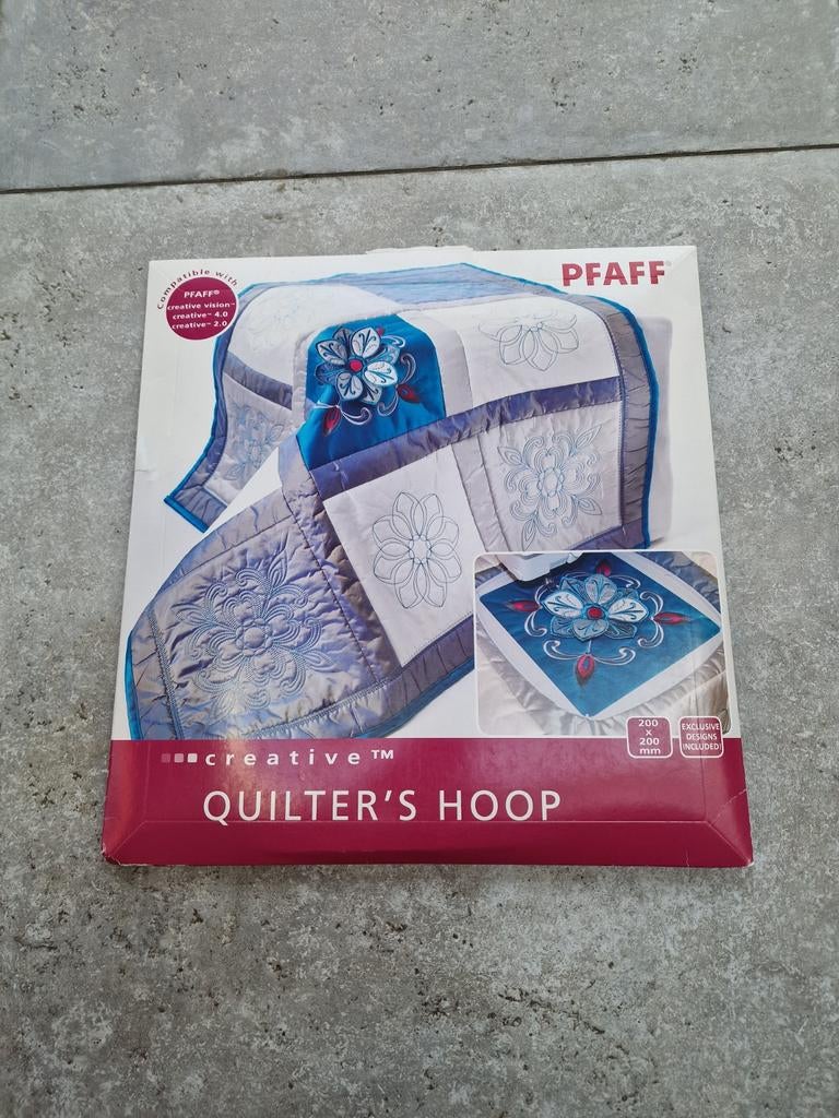 Pfaff Quilters Hoop 200x200mm - Nieuw in doos, Hobby en Vrije tijd, Borduren en Borduurmachines, Nieuw, Onderdeel of Toebehoren