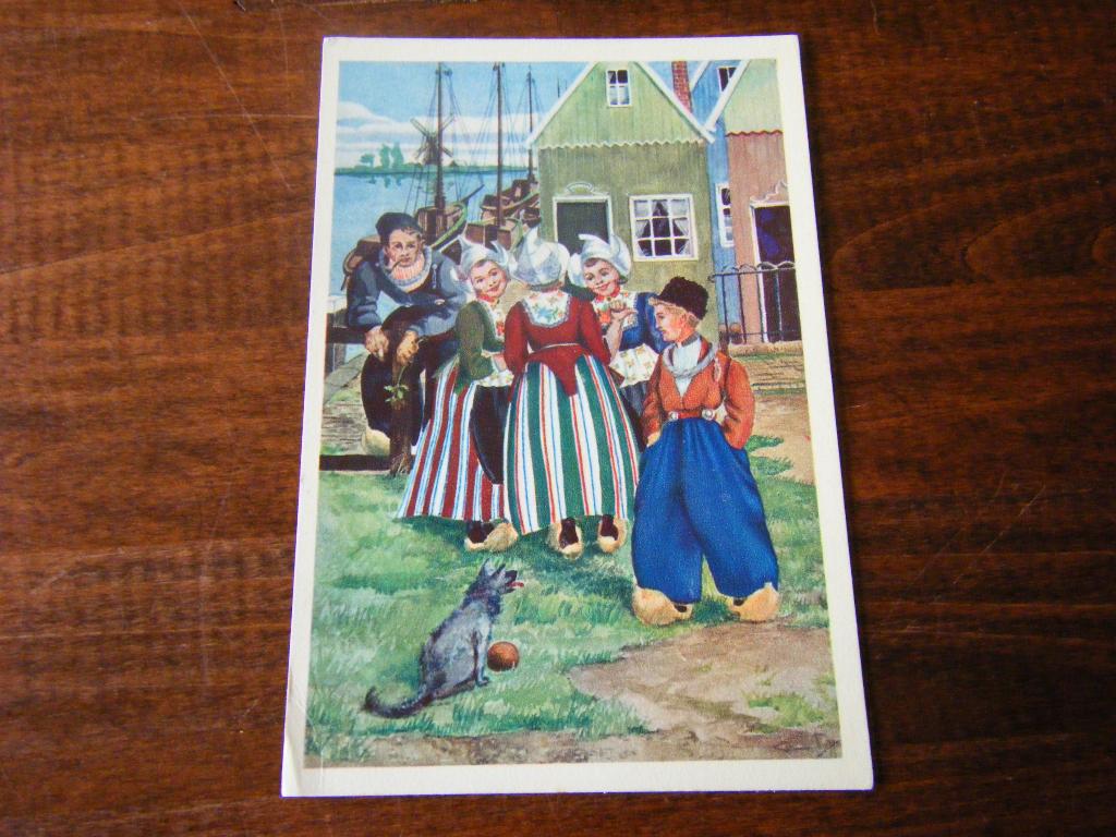 S37 - Volendam - Klederdracht - Mooi/Oud, Ophalen of Verzenden, 1940 tot 1960, Noord-Holland