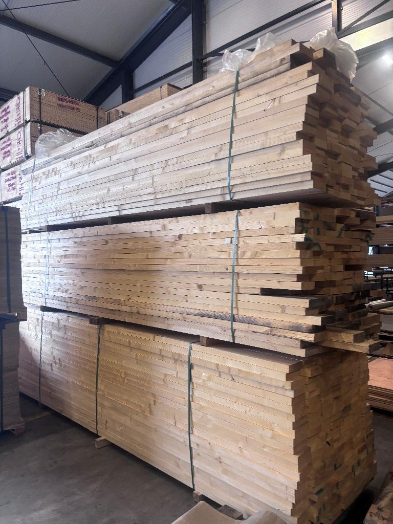 Vuren 45 x 142 mm €2,00 m1, Doe-het-zelf en Verbouw, Hout en Planken, 25 tot 50 mm, Nieuw, Ophalen of Verzenden, 300 cm of meer