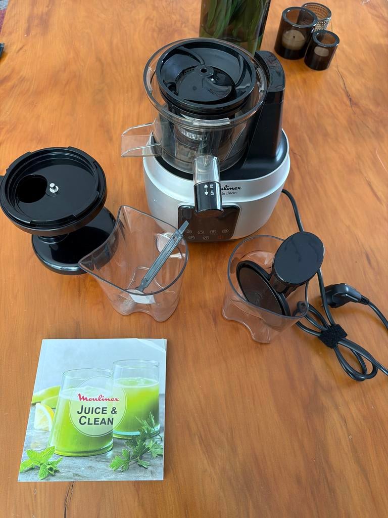 Moulinex Juice & Clean juicer, Ophalen of Verzenden, Gebruikt, Elektrisch, Slowjuicer