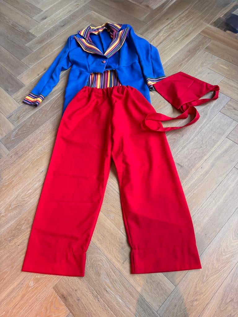 Mooie handgemaakte slipjas met broek, Carnaval, Maat 42/44 (L), Ophalen of Verzenden, Zo goed als nieuw