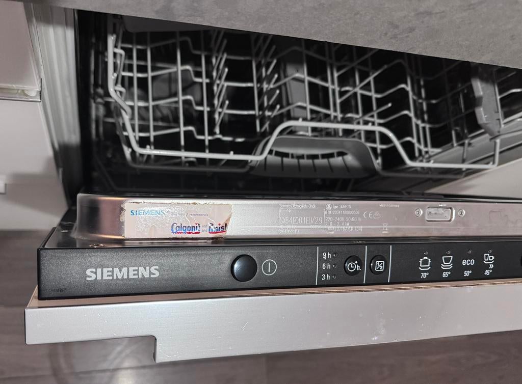 Siemens inbouw vaatwasser – volledig geïntegreerd – werkende, Ophalen, Gebruikt