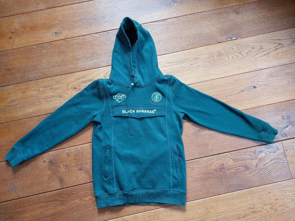 Black Bananas hoodie maat s, Kleding | Heren, Ophalen of Verzenden, Black Bananas, Gedragen, Groen