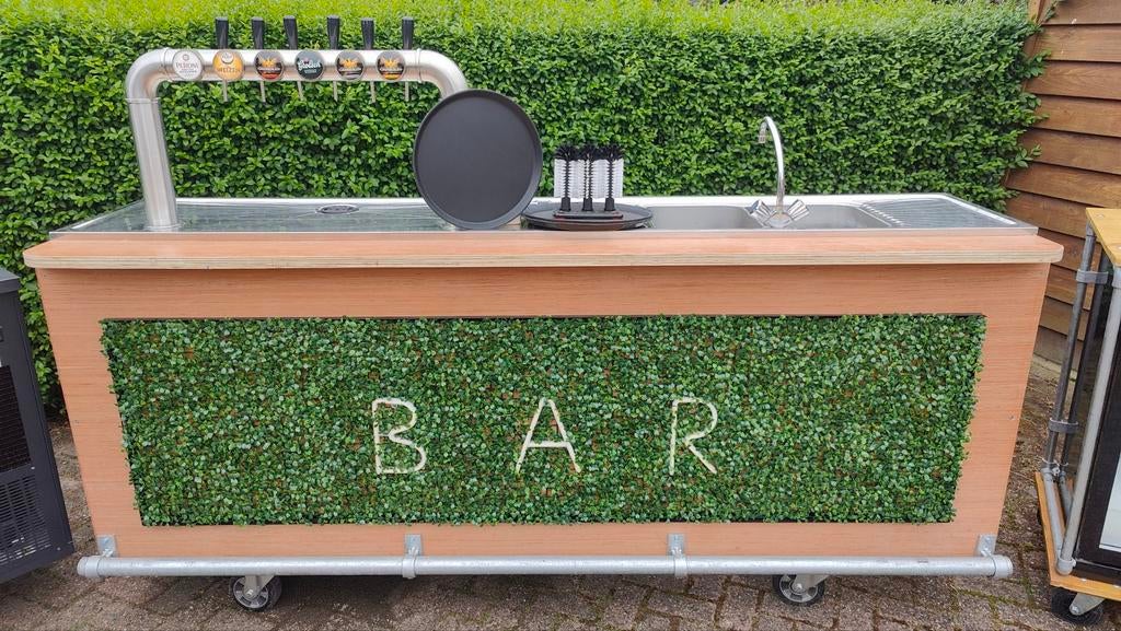 Mobiele Bar met Gamko Fustenkoeling & 6 Tapkranen, Witgoed en Apparatuur, Thuistaps, Ophalen, Gebruikt