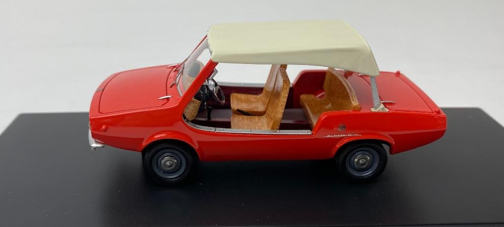 JSN VDM 1:43 DAF Michelotti Shellette rood strandwagen, Overige merken, -, Ophalen of Verzenden, -