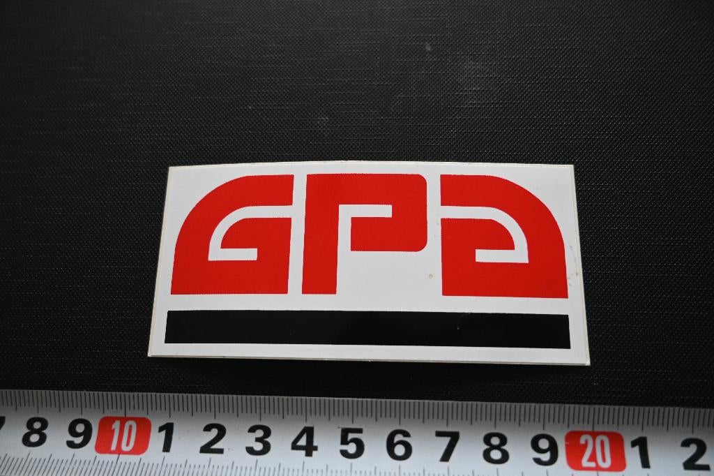 sticker logo GPA, Ophalen, Zo goed als nieuw