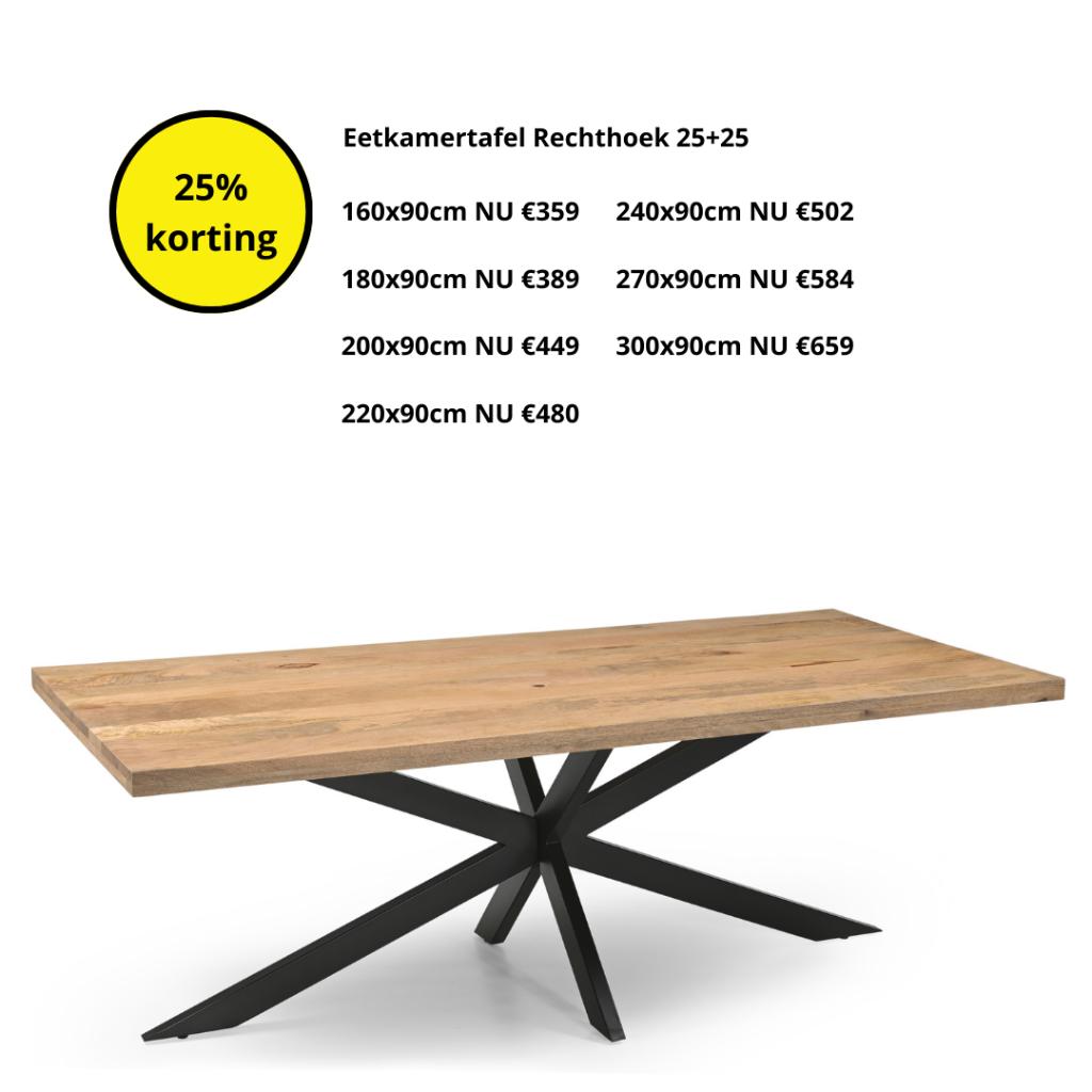 Eetkamertafels Uitverkoop – Meerdere Modellen & Maten! HOUT, Huis en Inrichting, Tafels | Eettafels, Nieuw, 50 tot 100 cm, 200 cm of meer